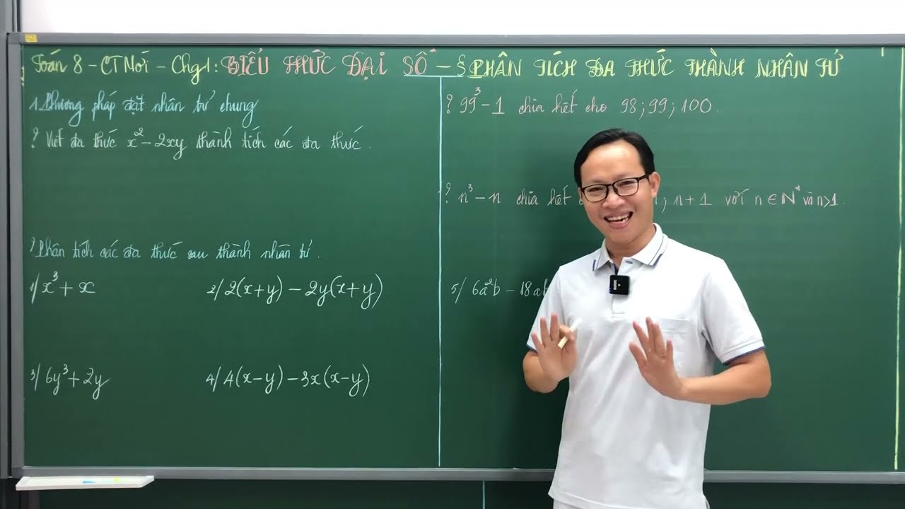 LẤY GỐC TOÁN 8 - PHÂN TÍCH ĐA THỨC THÀNH NHÂN TỬ BẰNG ĐẶT NHÂN TỬ CHUNG - THẦY KENKA