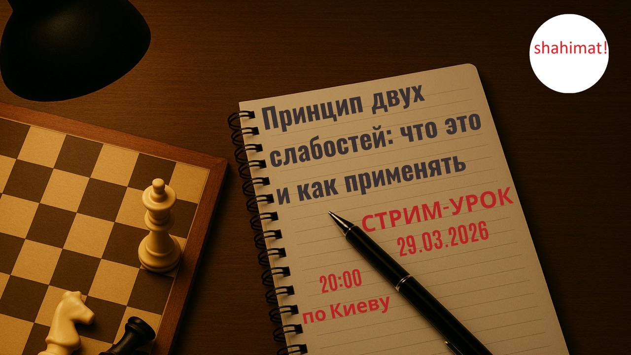 Принцип двух слабостей: что это и как применять. СТРИМ-УРОК (29.03.2026) | shahimat.org