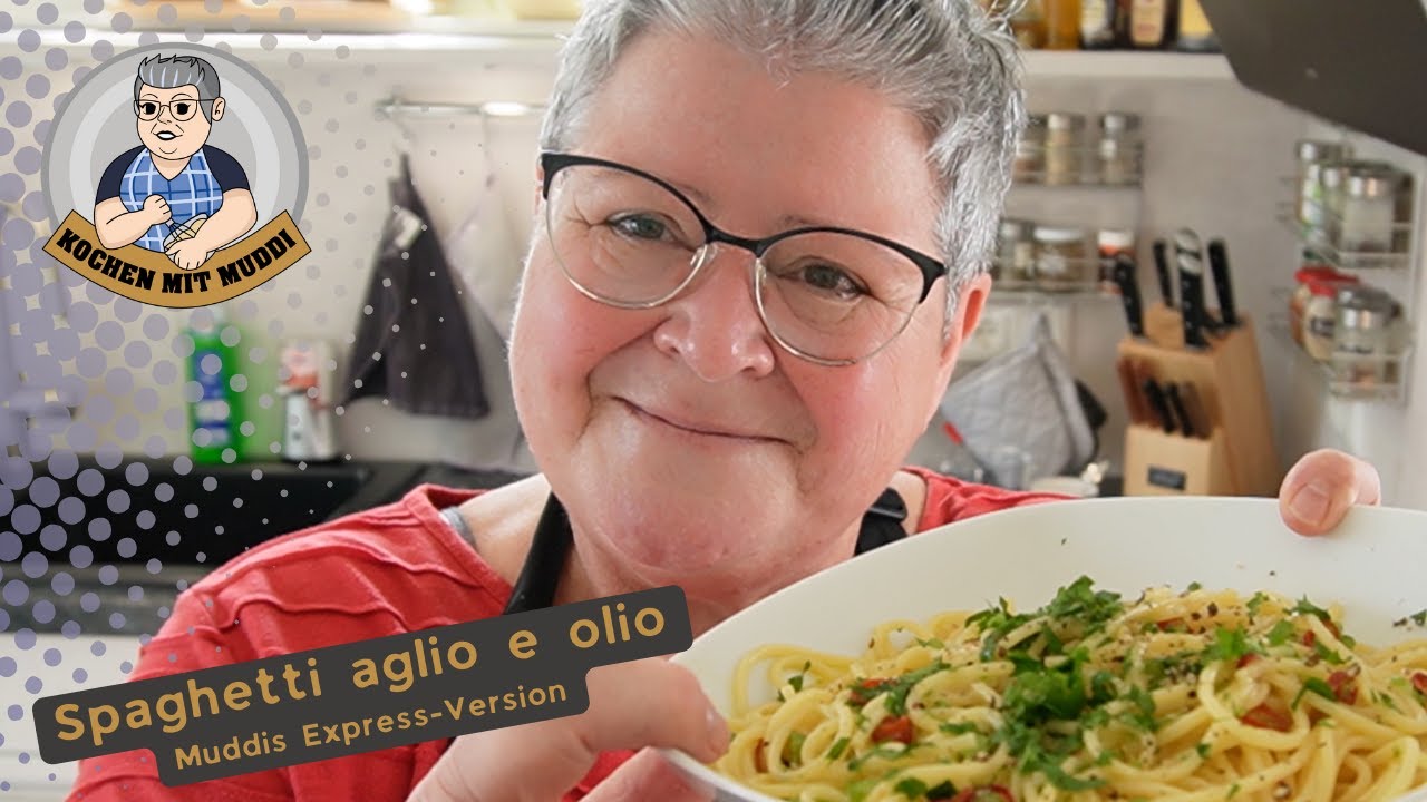 Spaghetti aglio e olio - Muddis Express-Version