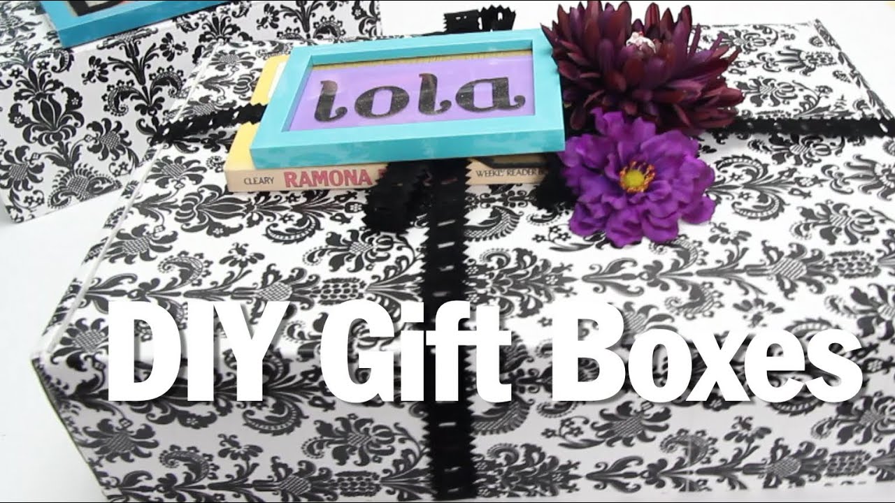 BROKE FOR THE HOLIDAYS, DIY Gift Boxes