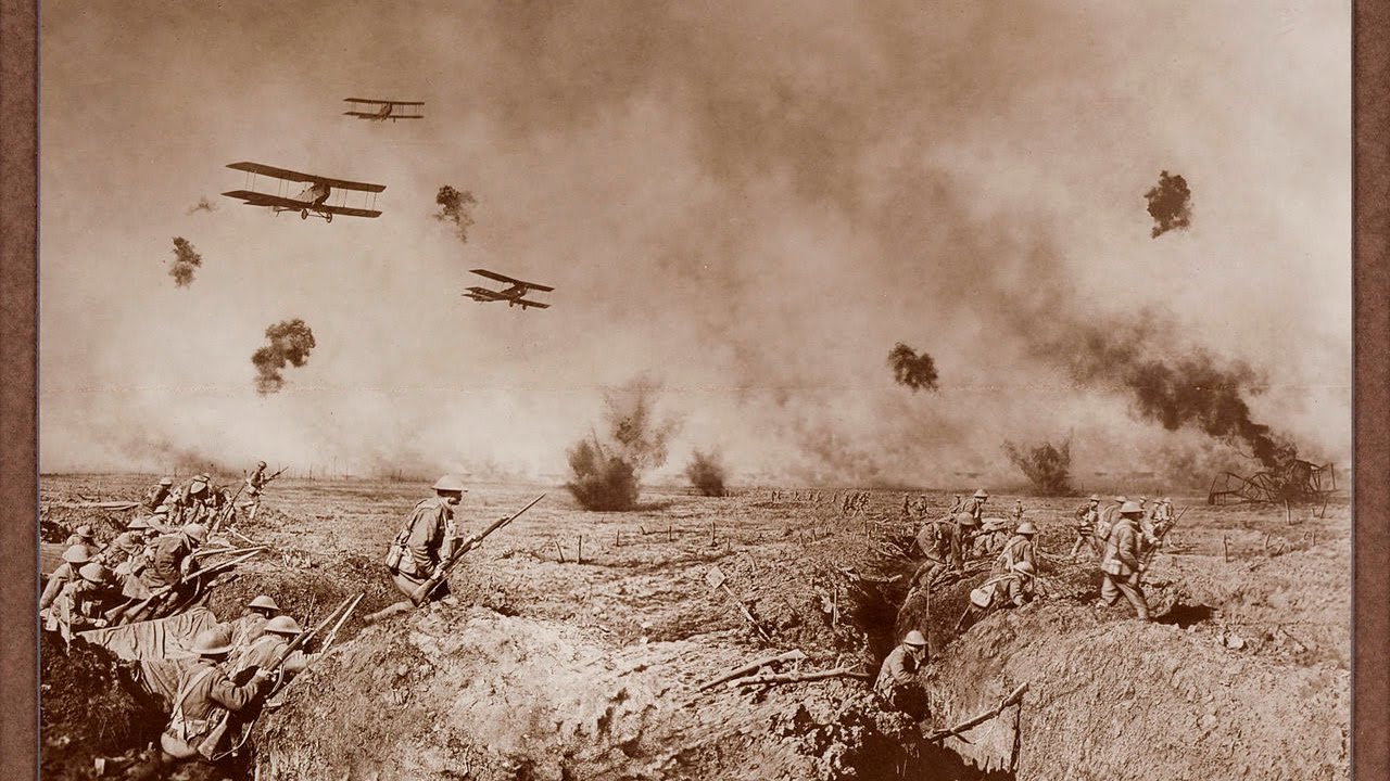 Frank Hurley &ndash; composite photos, First World War