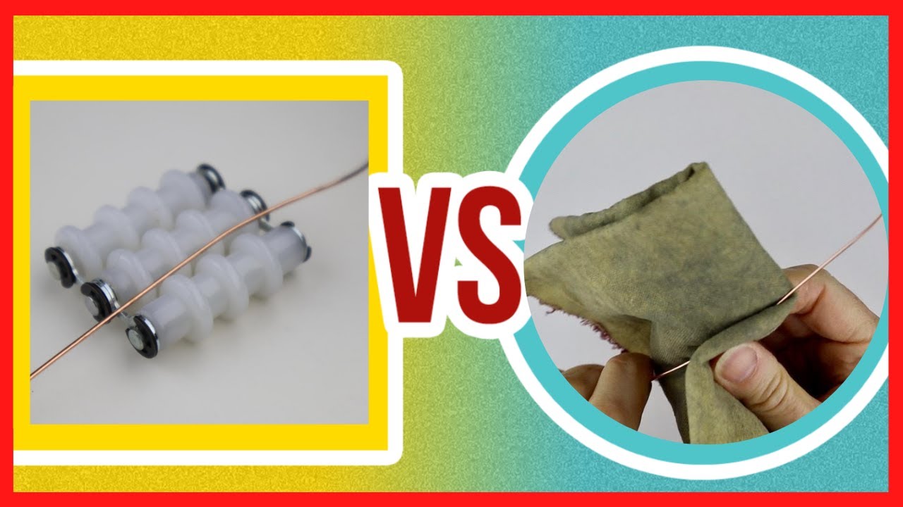 Artistic Wire Straightener Tool VS Polishing Cloth