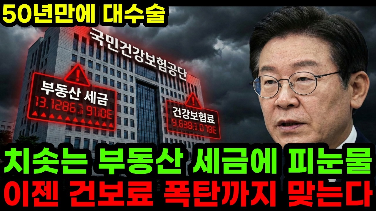 치솟는 부동산 세금에 이제는 건강보험료 개편까지 폭탄 맞는다 50년만에 대개편 나는 폭탄맞을까 감면받을까? 총정리