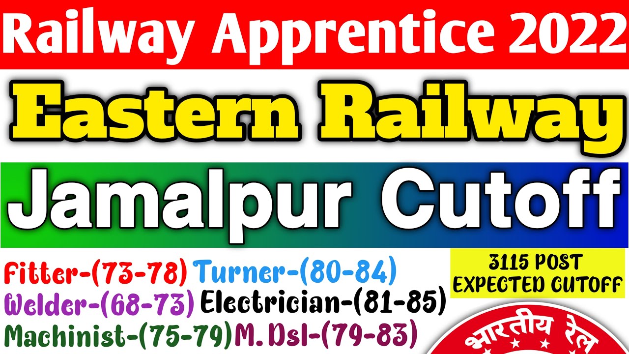 Eastern Railway Apprentice 2023 | Jamalpur Expected Cutoff,Railway Apprentice Cutoff, ITI Apprentice