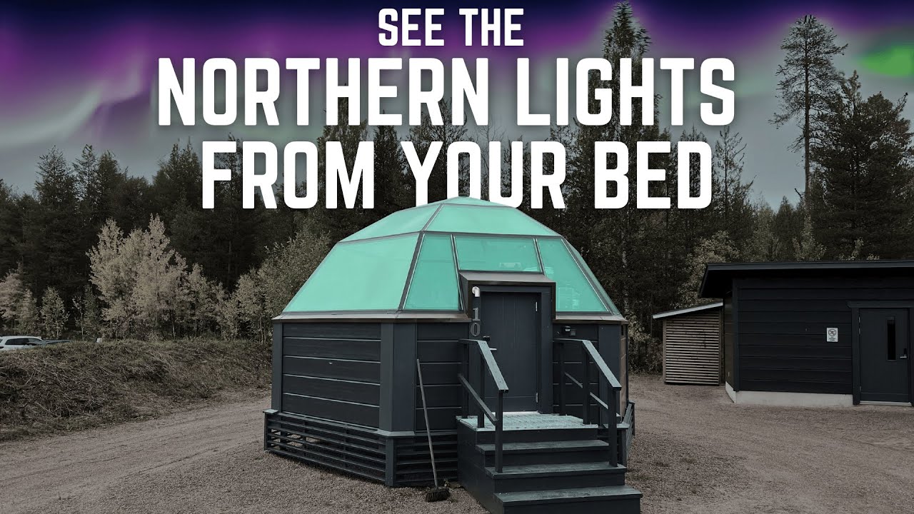 A Night in Finland’s Arctic SnowHotel & Glass Igloos (Full Tour, Ice Carving, & Dinner!)