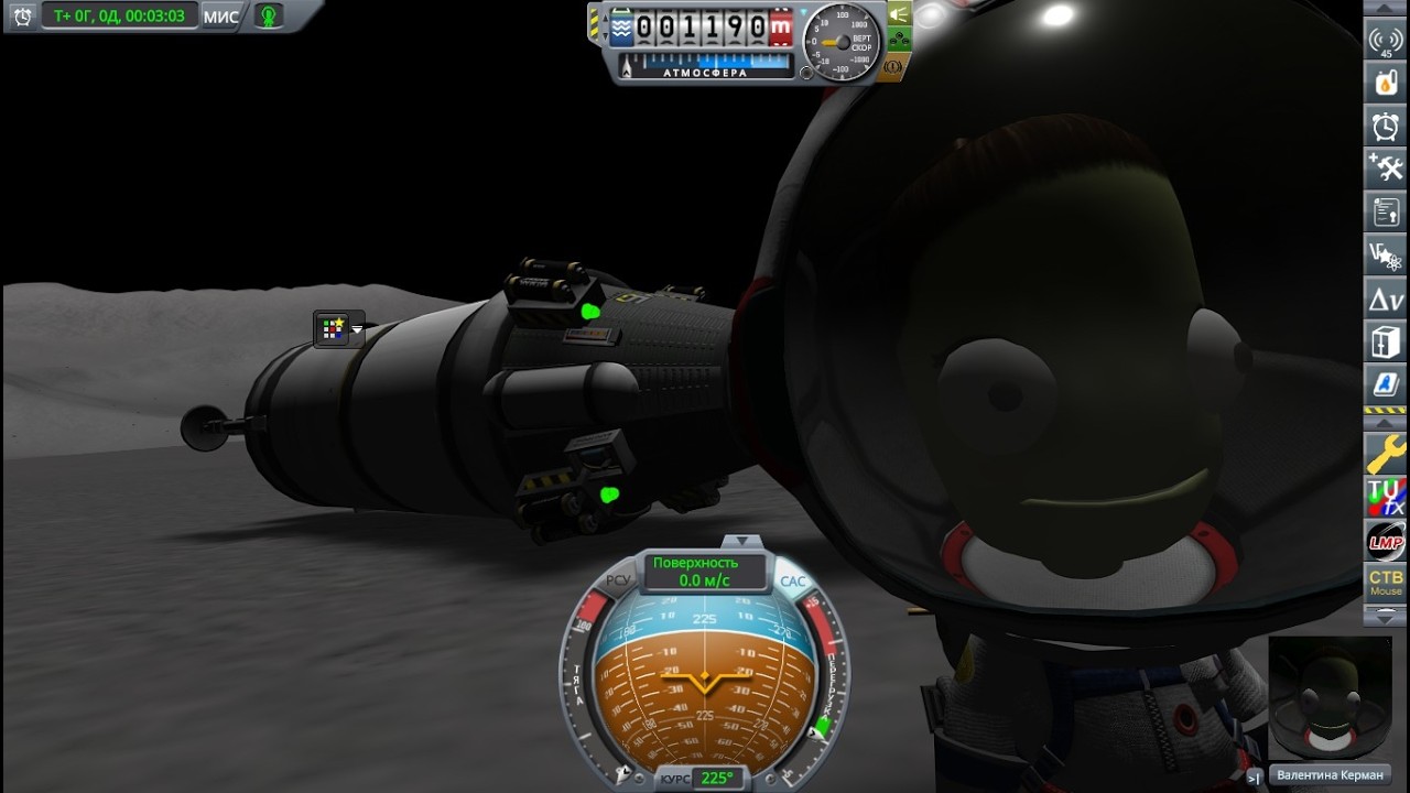 Отправка доходиги на Мини Мус - Kerbal Space Program