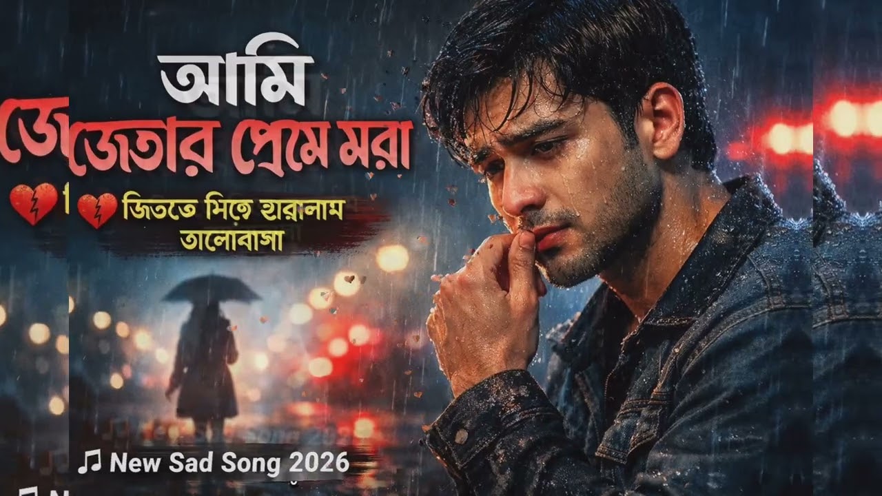 আমি জেতার প্রেমে মরা গো সখি 💔 | জিততে গিয়ে হারালাম ভালোবাসা | New Sad Song 2026