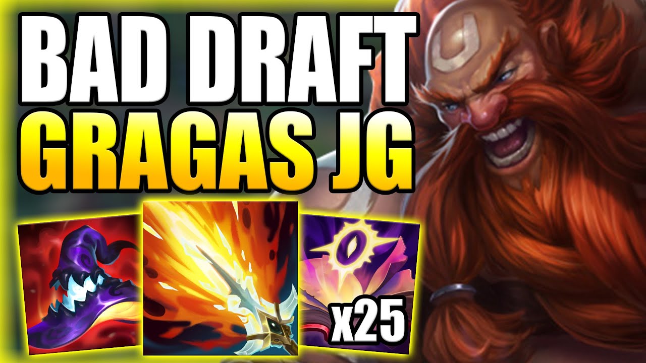HOW TO CORRECTLY HARD CARRY A TERRIBLE DRAFT WITH GRAGAS JUNGLE! - Gameplay Guide League of Legends