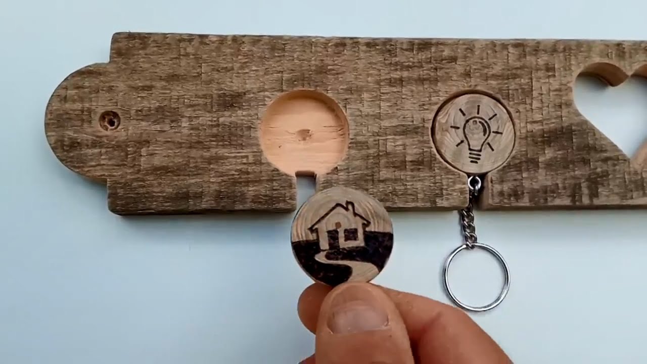 ✅🔨costruire un appendichiavi artigianale ( parte 3/4 ) tutorial