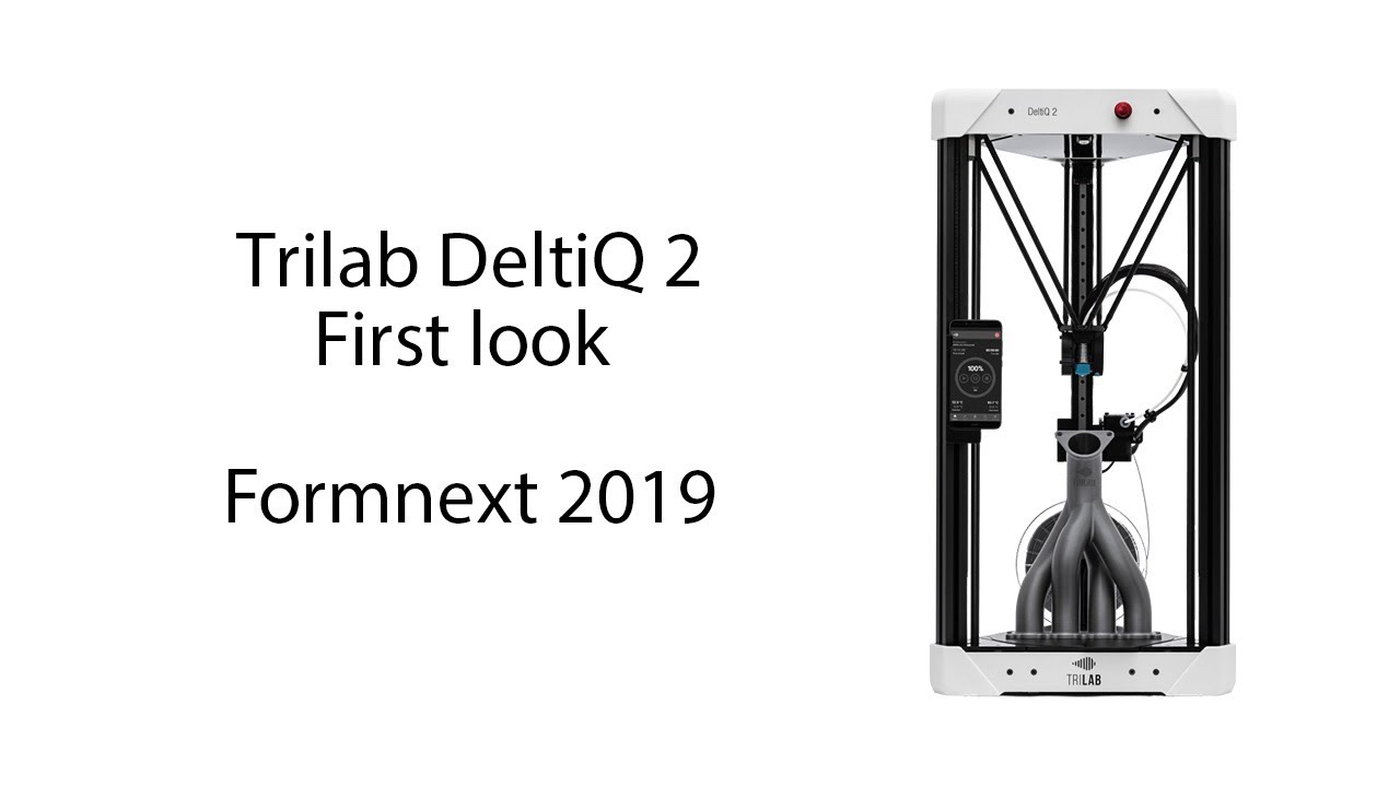 Trilab DeltiQ 2 3d printer shown at Formnext 2019