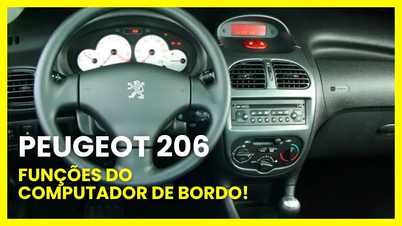 Peugeot 206 Funções do computador de bordo!