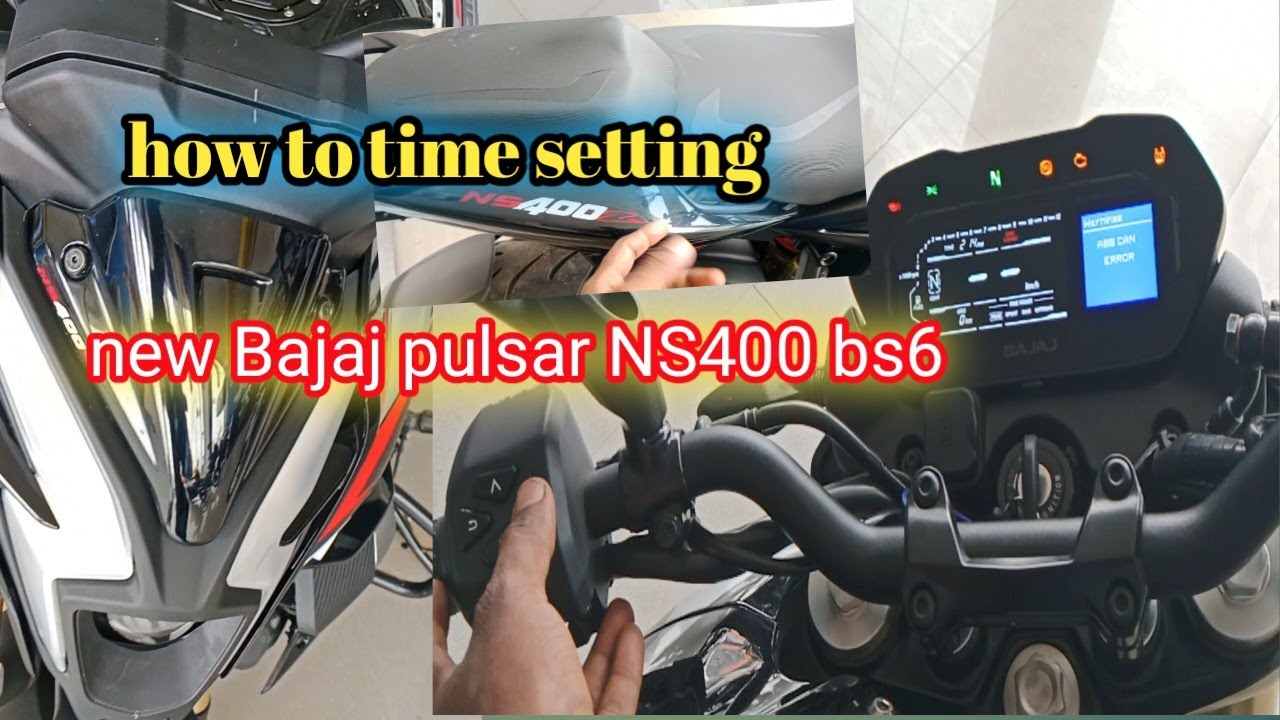 How to time setting new bajaj pulsar ns 400 with time setting l