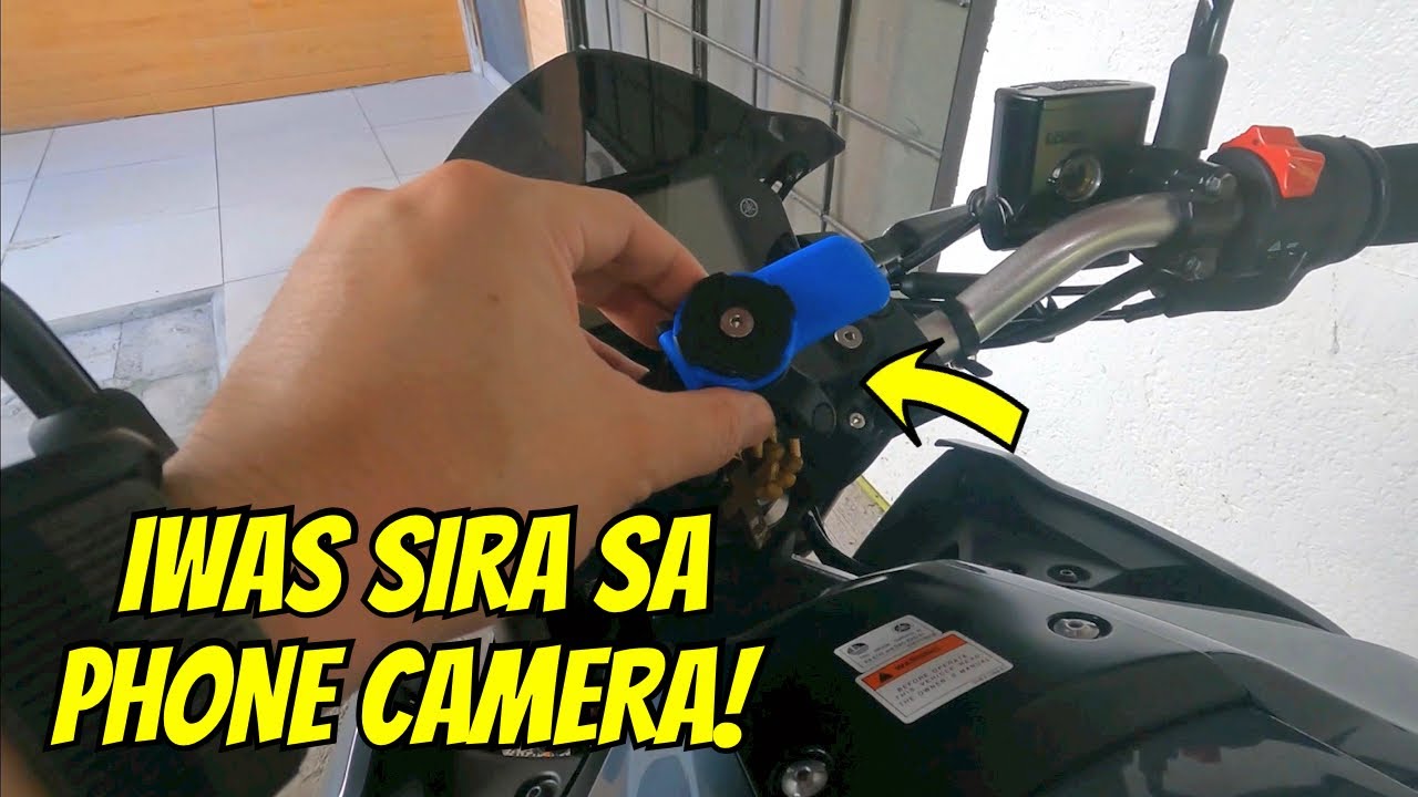 Avoid Broken Phone Camera | QUAD LOCK Handlebar Mount and Vibration Dampener