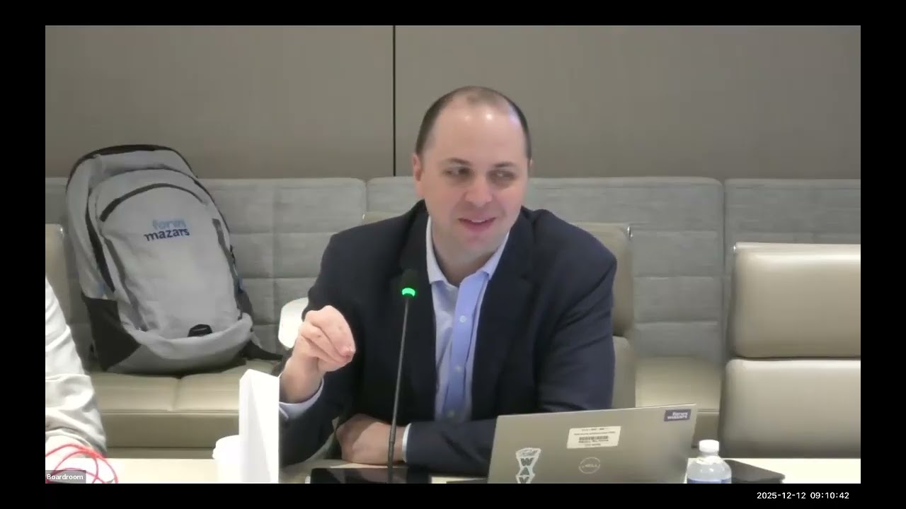 Meeting of the Private Company Council (PCC) - Friday December 12, 2025