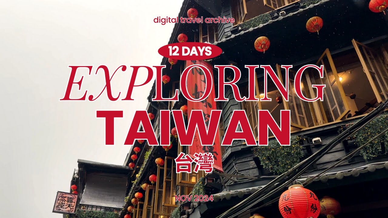 TAIWAN vlog 🇹🇼 sun moon lake, cable car, klook northcoast tour, zhang mei ama farm capybara, ichiran