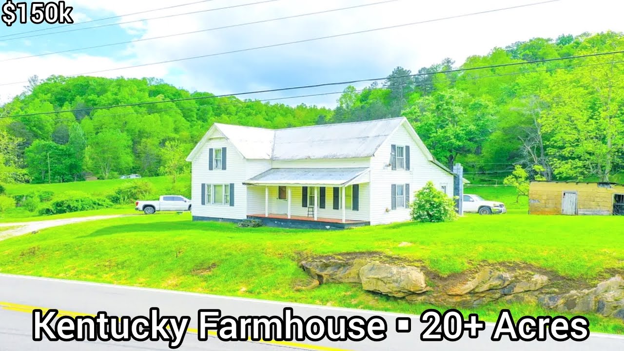 Kentucky Farms For Sale | $150k | Kentucky Cheap Land For Sale | Mix Land | Farmhouse With Land