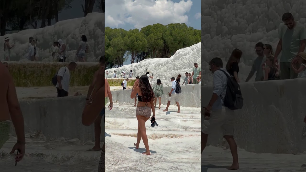 ☀️The Wonder Of Pamukkale Cleopatra Pool -Dream Day💧 #summer #cleopatra