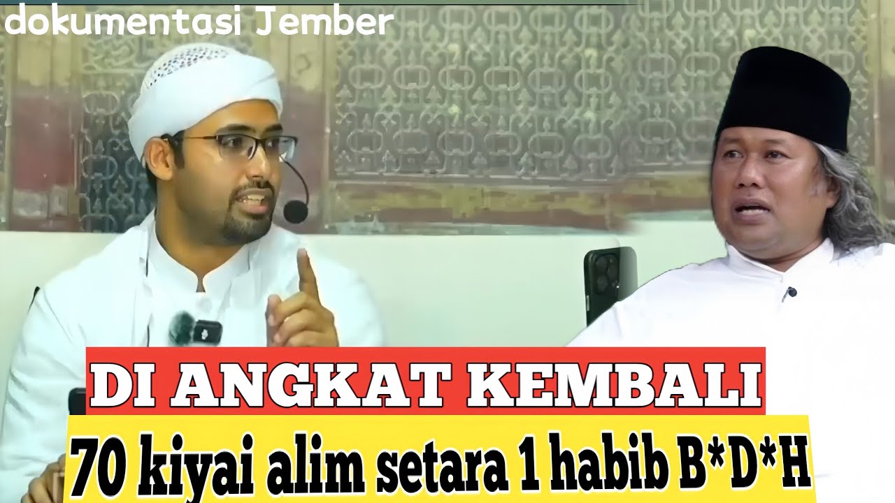 Polemik nasab ‼️ keraguan jama'ah habib di jember@BelajarNgajikita