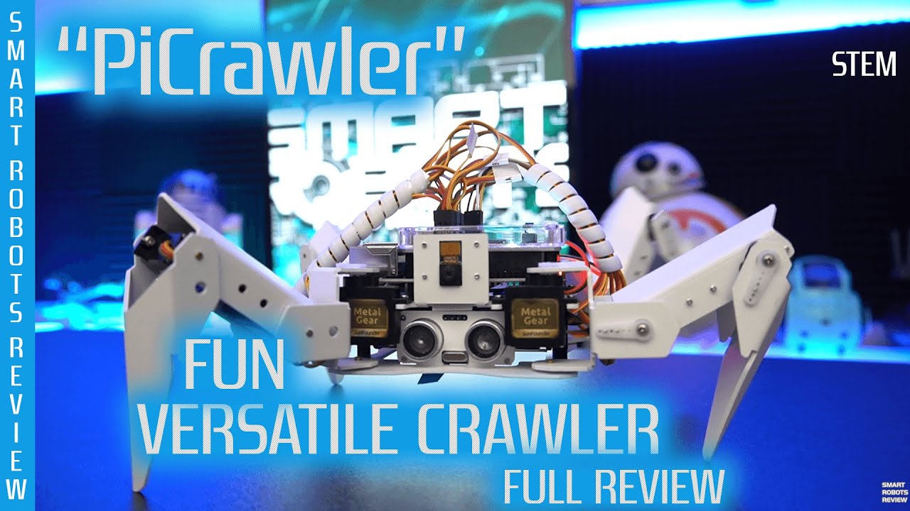 PiCrawler Quadruped Robot Kit by SunFounder - Smart Robots Review - STEM - Educational and Fun Robot