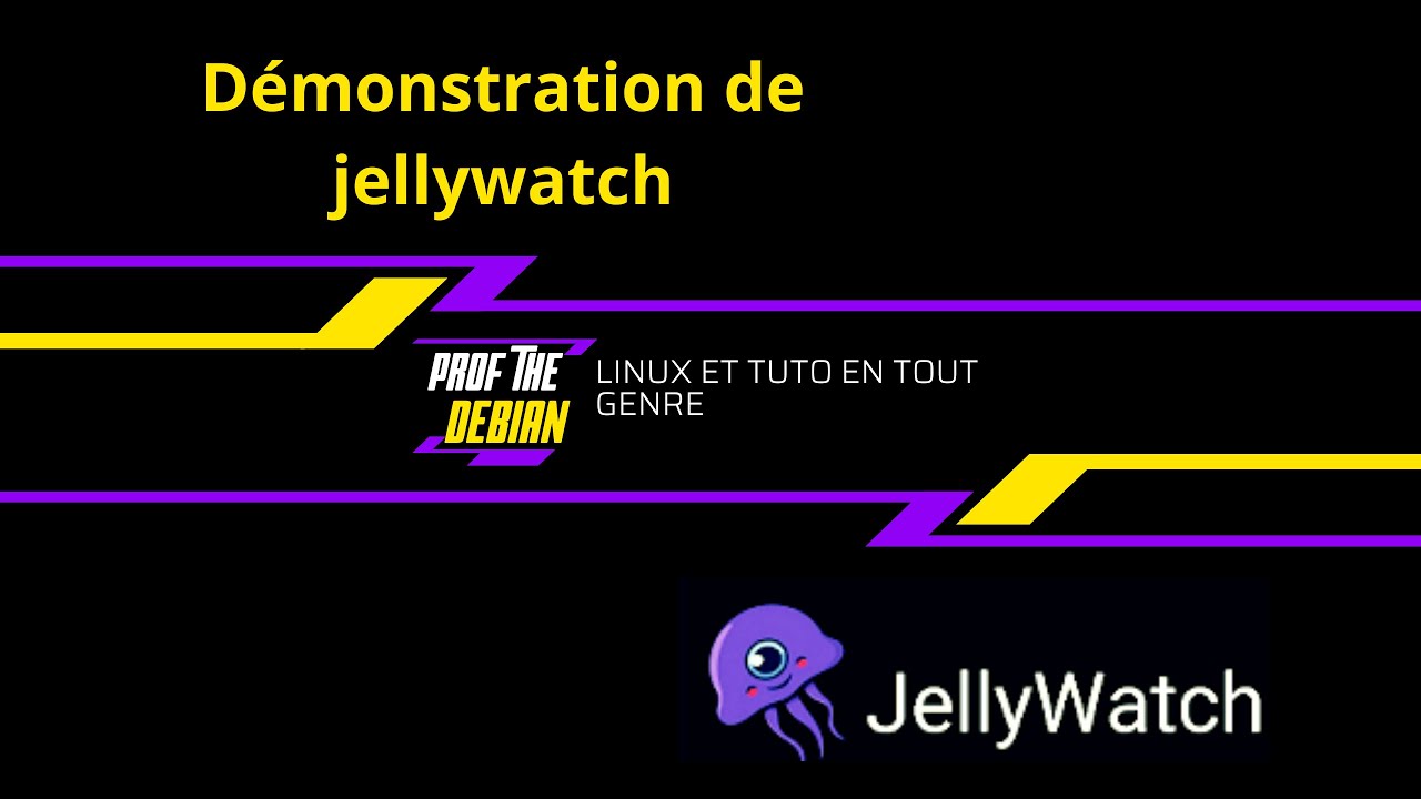 Jellywatch une application android pour monitorer Jellyfin