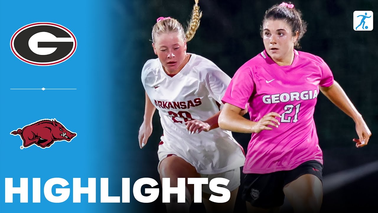 Georgia vs Arkansas | NCAA College Women's Soccer | Highlights - October 10, 2025