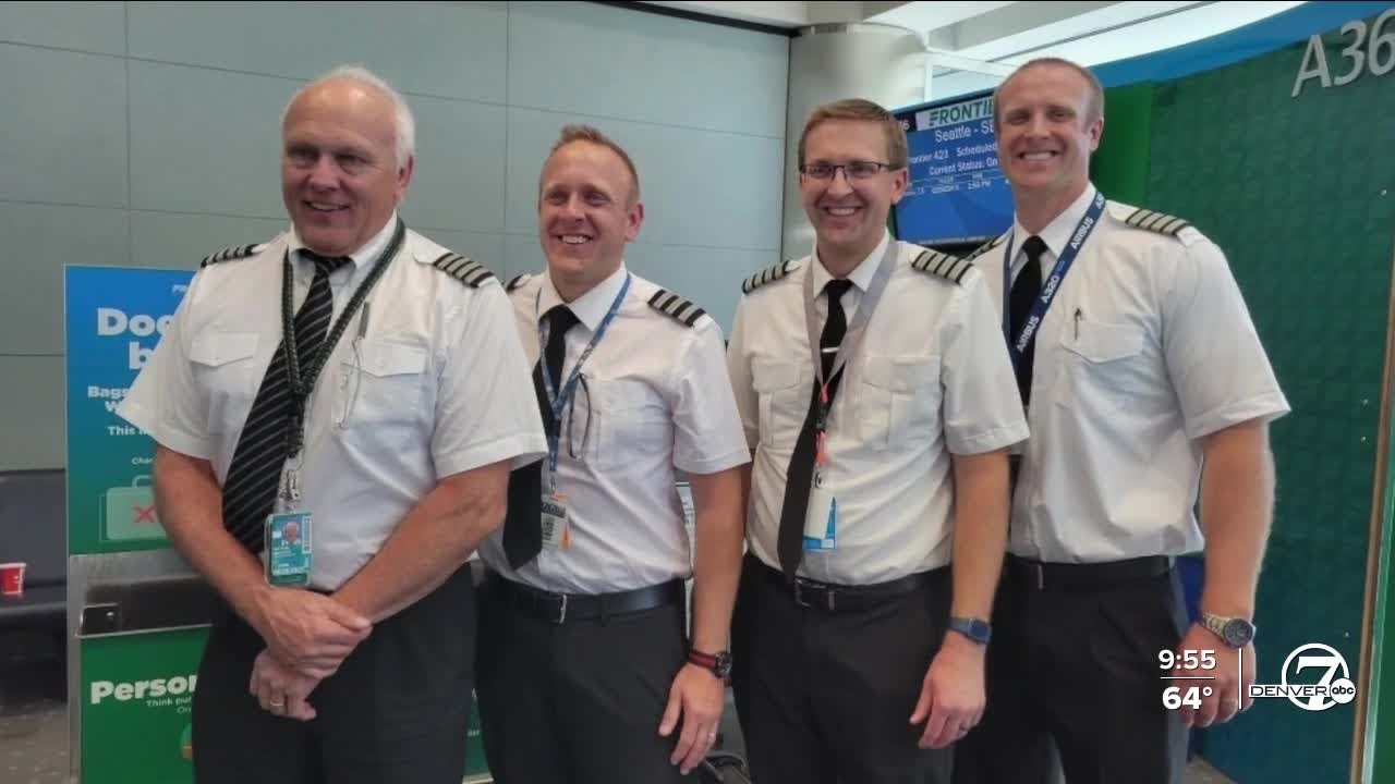 Final Frontier: Father joined by fellow pilot sons for last flight before retirement