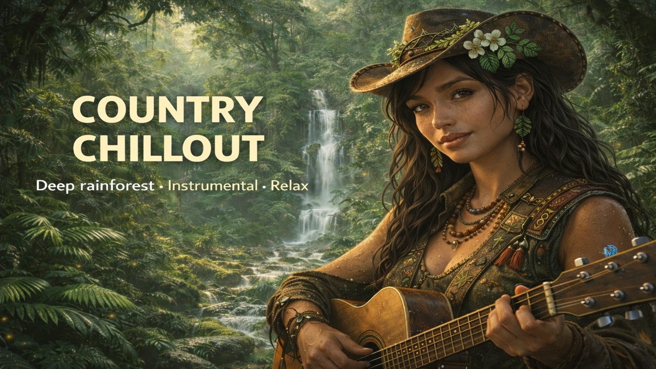 Country Chillout 🌿 Deep Rainforest Instrumental #CountryChillout #InstrumentalMusic #RelaxingMusic