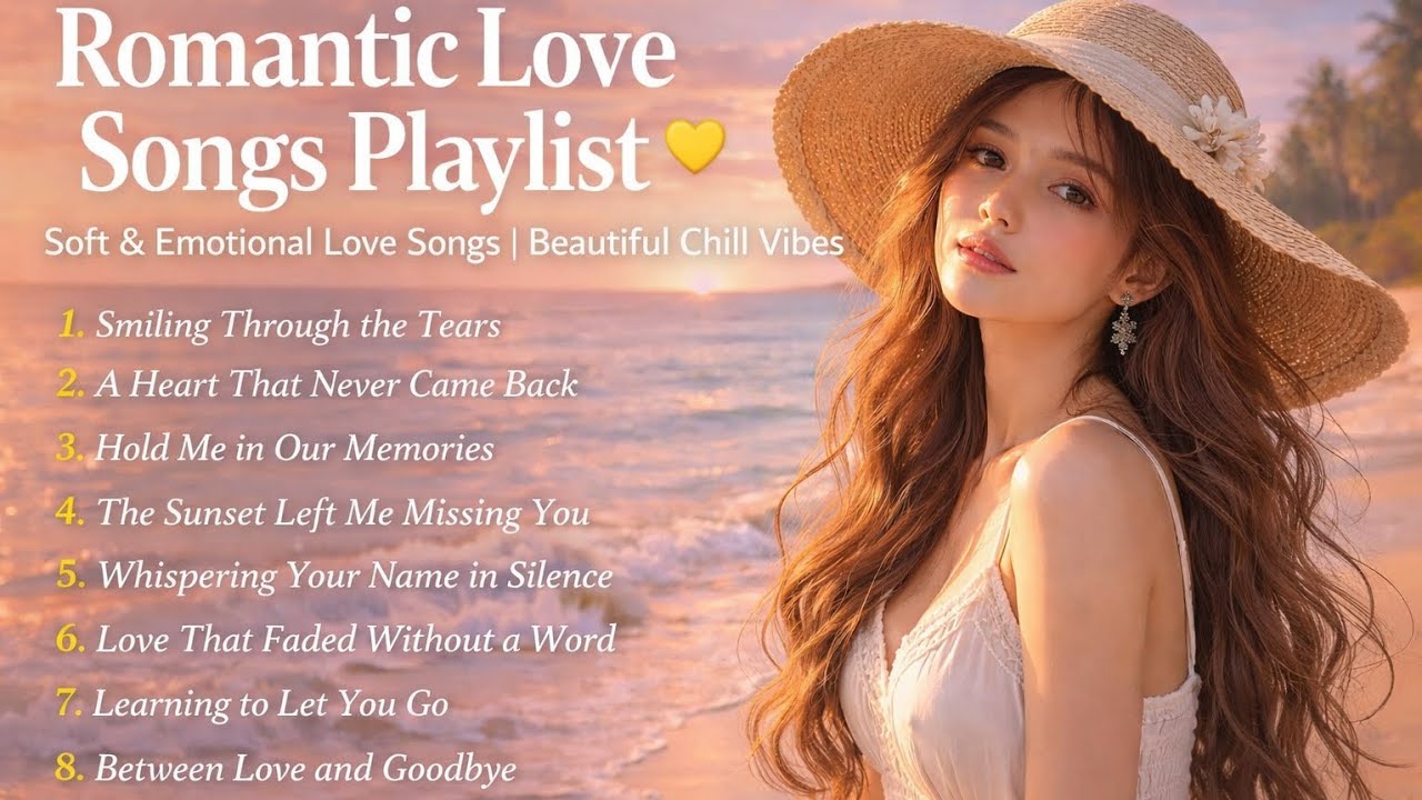 Romantic Love Songs Playlist 💛 | Soft Emotional Love Songs for Relaxing & Healing Hearts