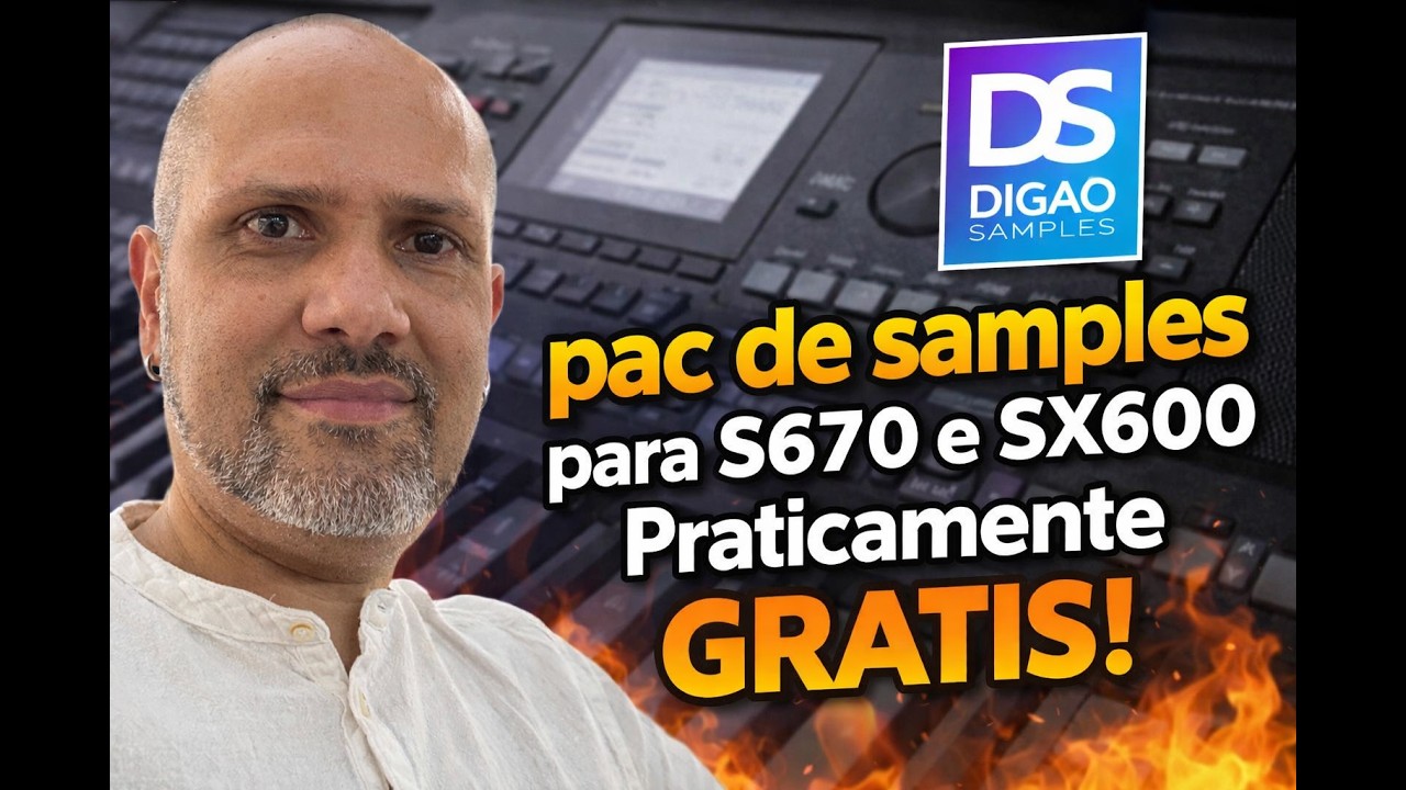 PAC DE SAMPLES PARA YAMAHA S670 E SX600 GRATIS GRATUITO VOCE SO PAGA OS RITMOS 