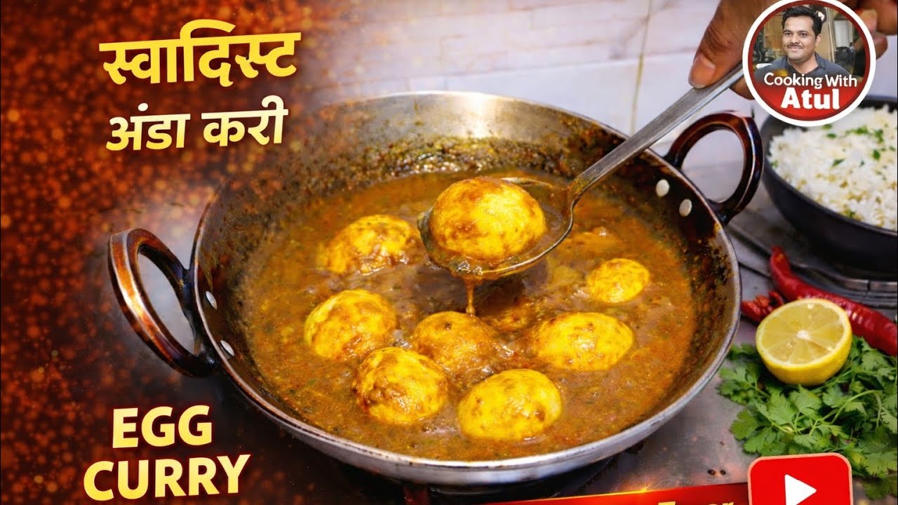 Dhaba Style Egg Curry Recipe | घर जैसी मसालेदार अंडा करी 😋