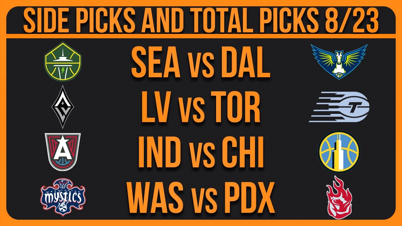 WNBA Picks Today Sunday 8/23/26 | FREE WNBA Best Bets & Predictions