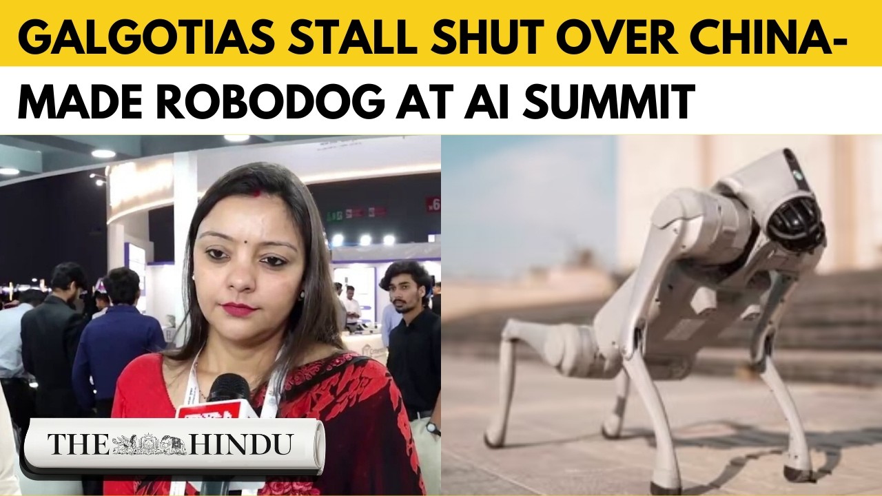 Galgotias University kicked out of India AI Impact Summit over China-made robotic dog