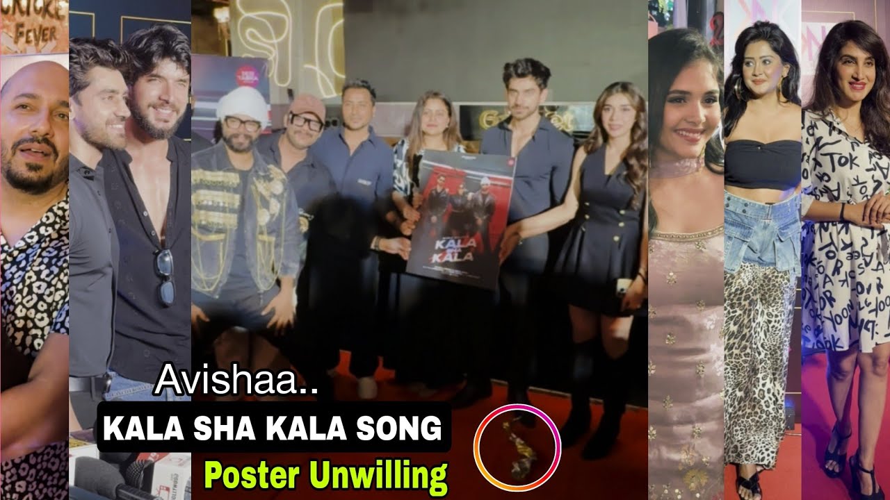 Avisha.KALA SHA KALA SONG Poster Launch | Avinash Mishra,Eisha Singh,Paras,Muskan,Kanchi Singh,Smita