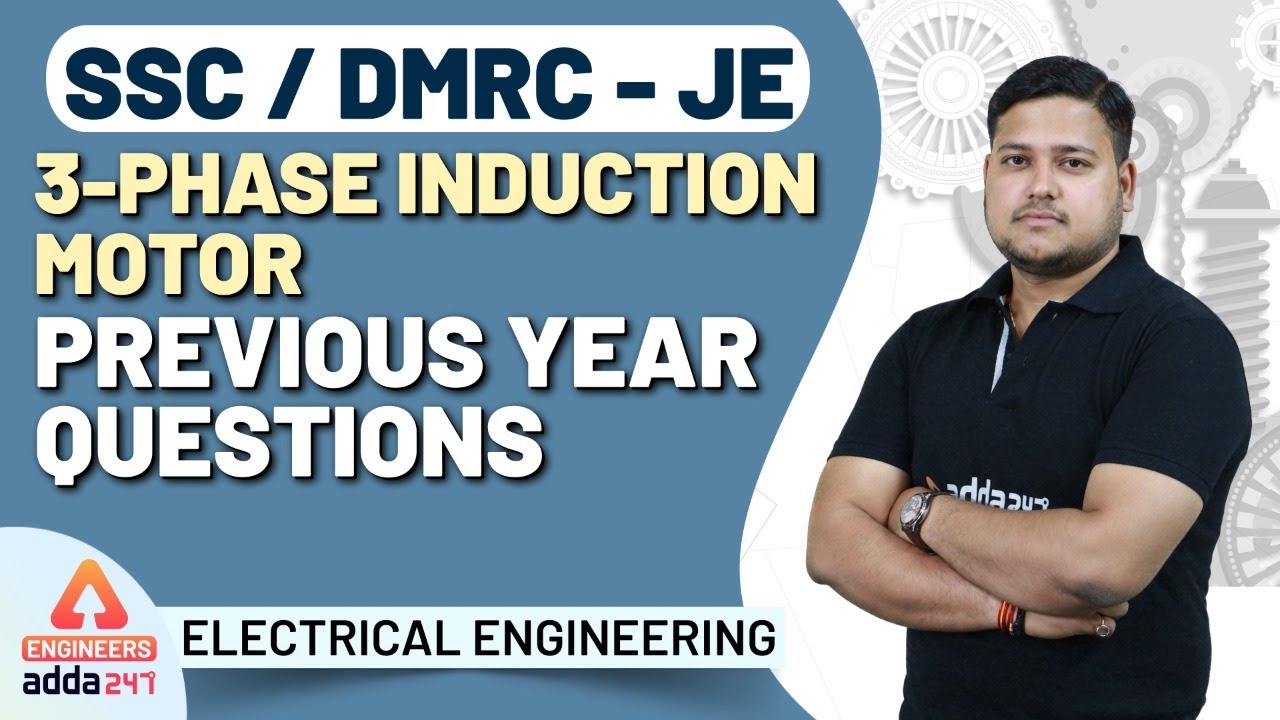 3-Phase Induction Motor | Previous Year Questions | SSC JE | DMRC JE