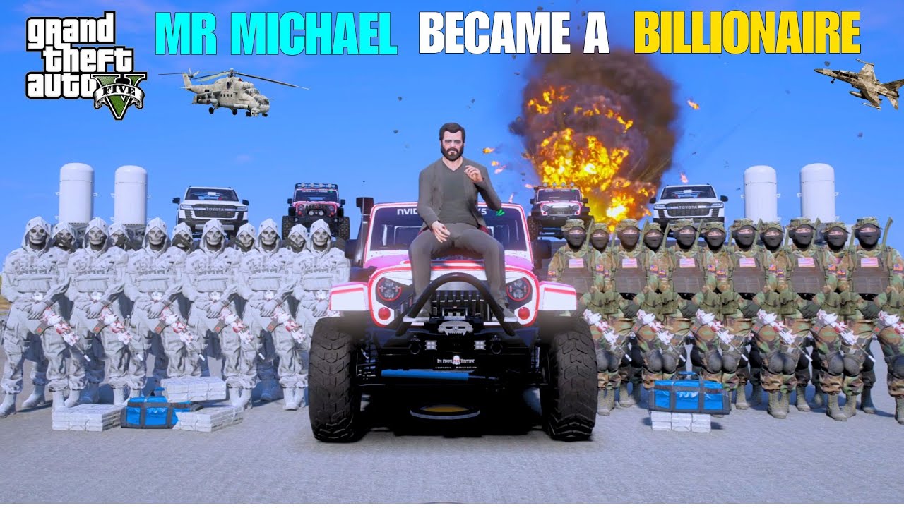 MR MICHAEL BECAME A BILLIONAIRES  !! GTA5 GAMEPLAY CINEMATIC @Tecnogamerz