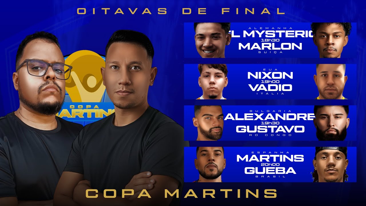 OITAVAS DE FINAIS - COPA MARTINS / EFOOTBALL MOBILE