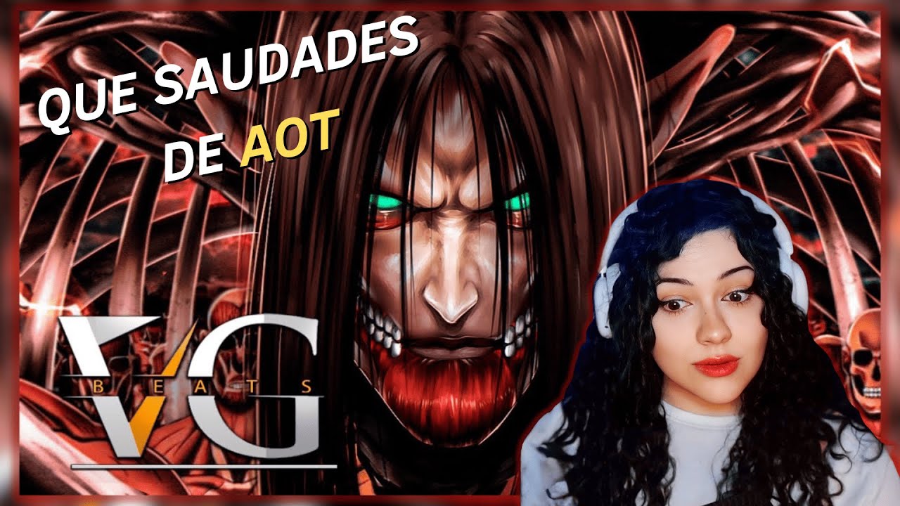 REACT - Rap do Eren - O &uacute;ltimo Grito da Humanidade (Shingeki No Kyojin) | VGBeats