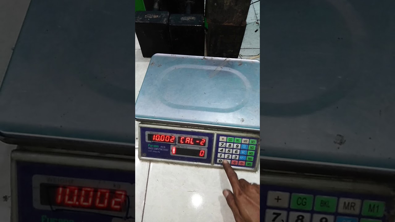 Kalibrasi Timbangan Furano ACS price computing scale