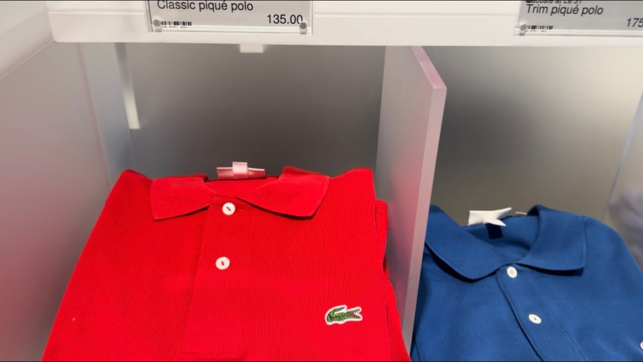 Never thought I’d spend $150 on a T-shirt 👕🇨🇦From budget shopping to $150 T-shirt #canada #lacoste 