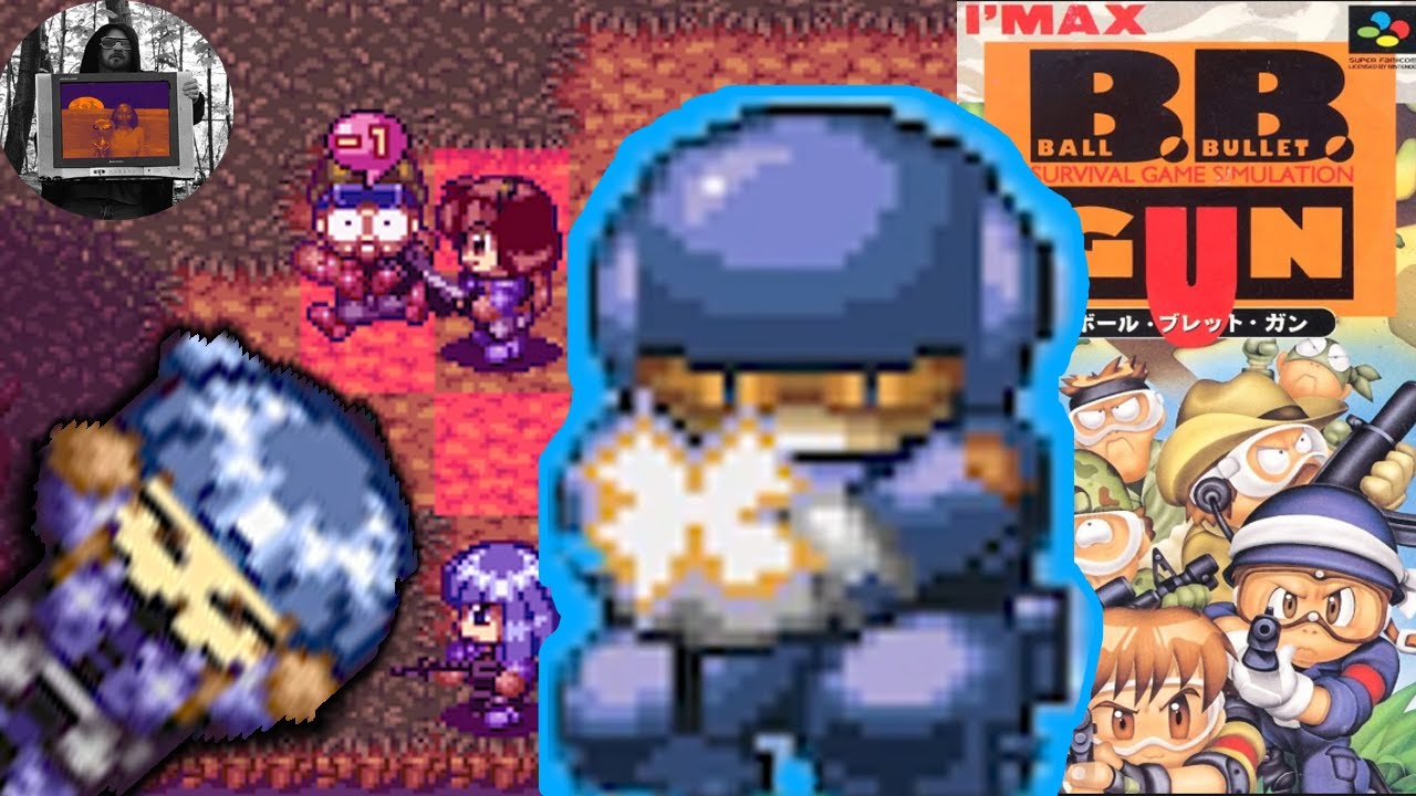 Ball Bullet Gun: Survival Game Simulation(1995/SNES)[ENG] INTRO + GAMEPLAY ボール・ブレット・ガン #superfamicom