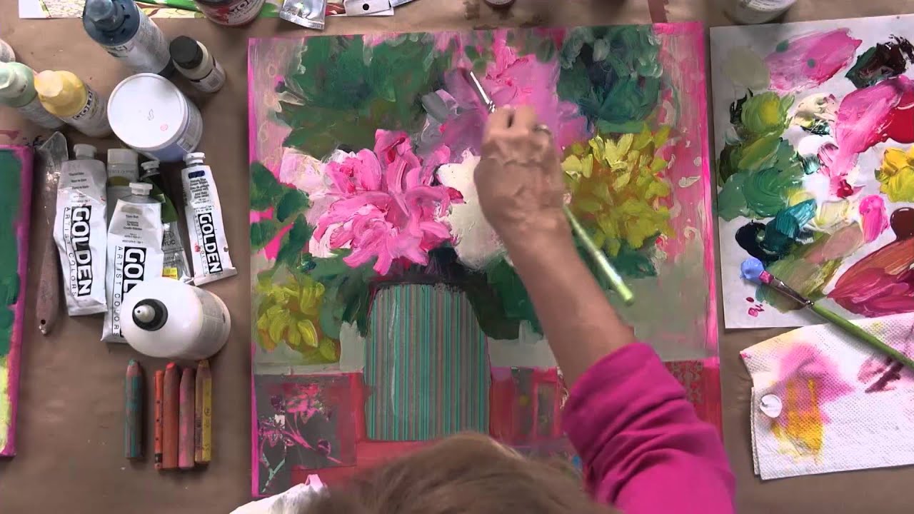Sneak Peek | Mixed Media Painting Workshop with Annie O'Brien Gonzales
