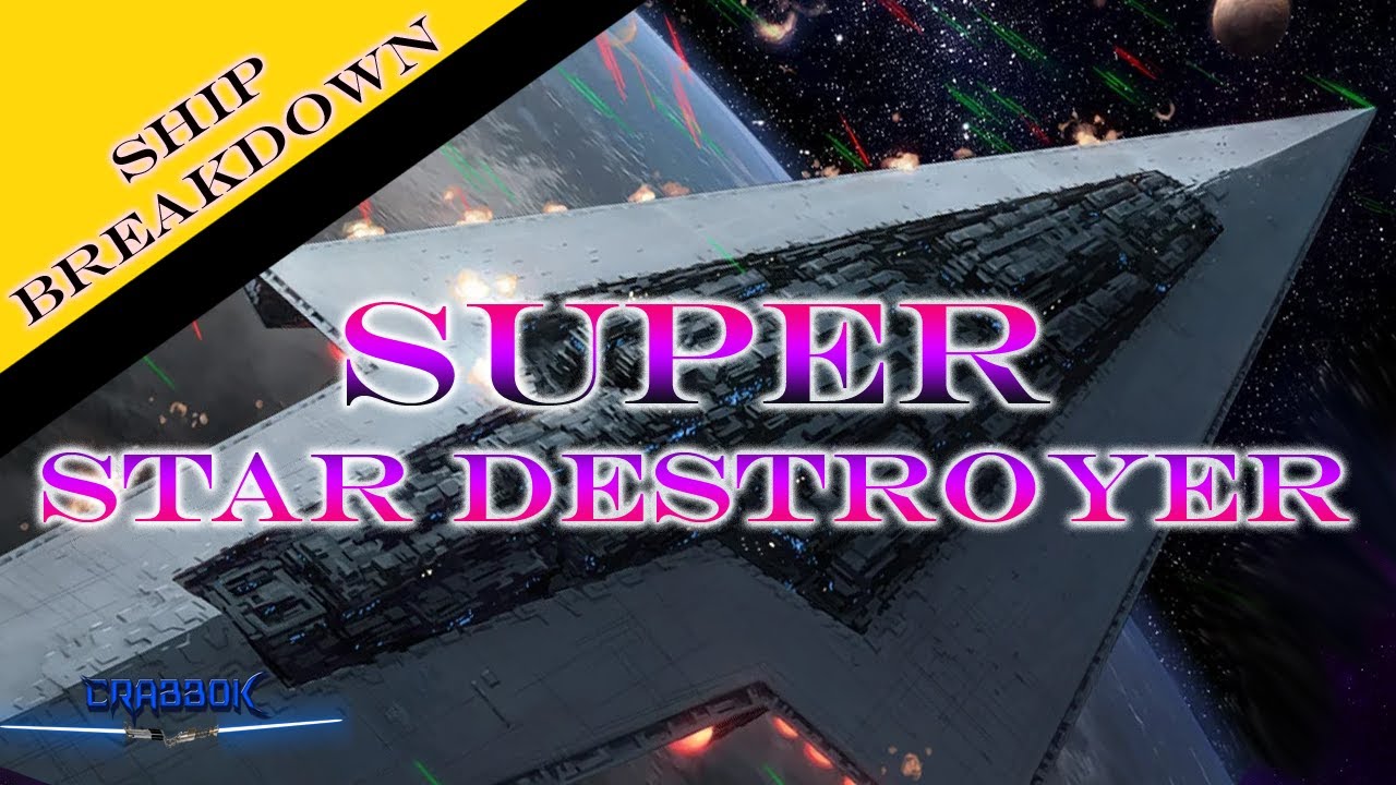 Star Wars Armada - Super Star Destroyer - Ship Breakdown