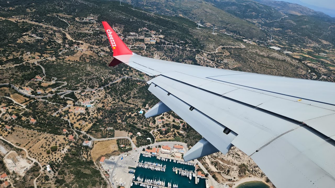 Corendon Boeing 737MAX 9 departure out of Samos!