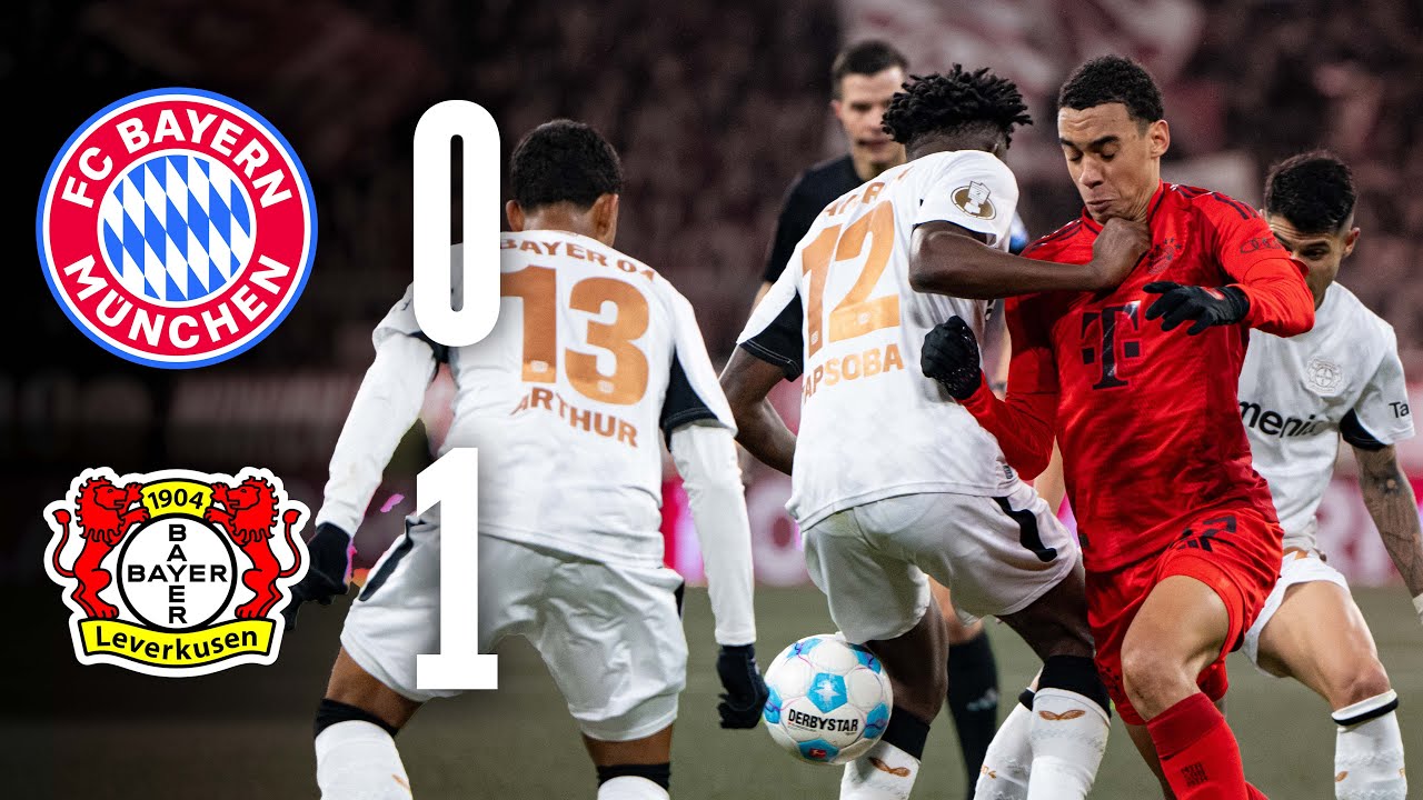 10-man Bayern bow out of DFB cup | FC Bayern vs. Bayer 04 Leverkusen 0-1 | DFB-Pokal Highlights