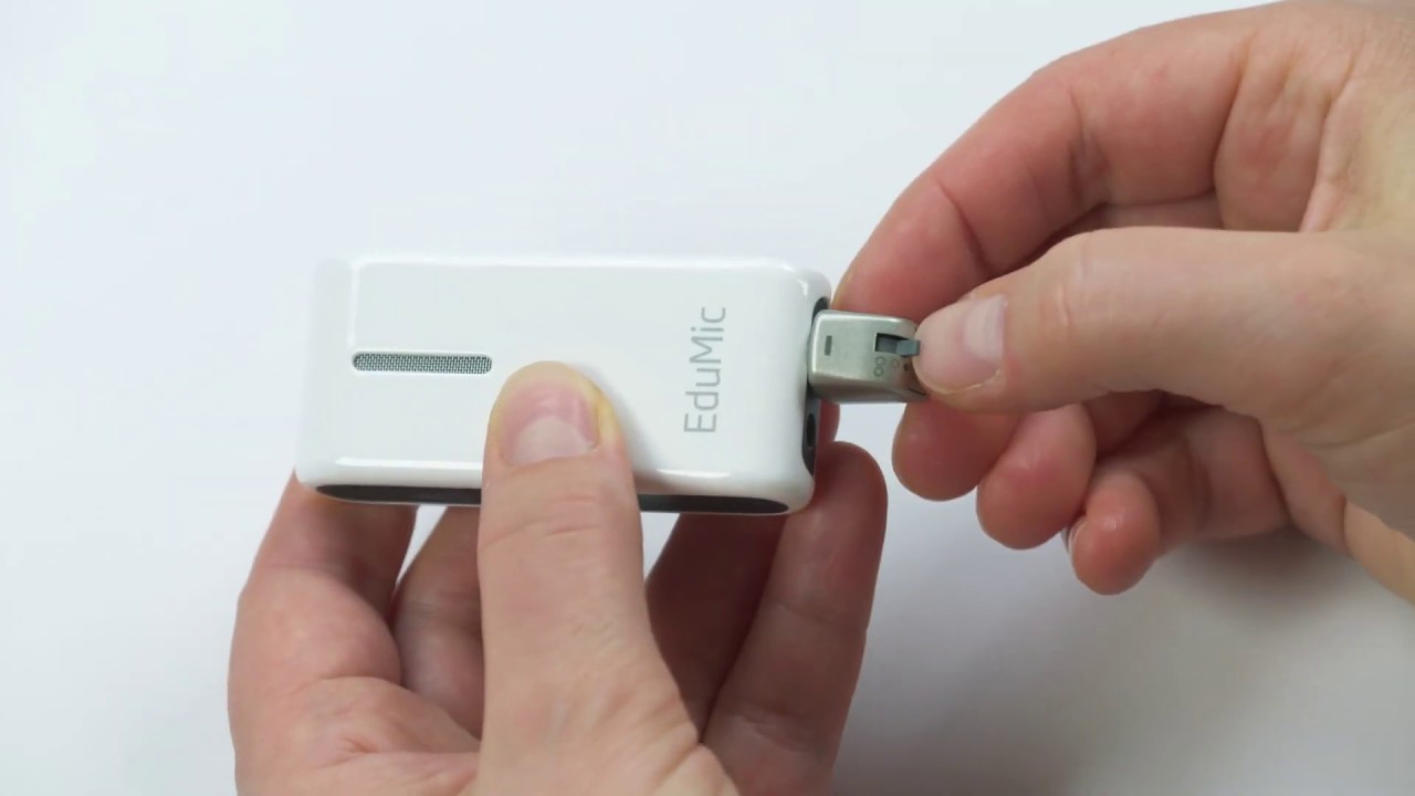 How to use Oticon EduMic with Amigo R2 for FM signal