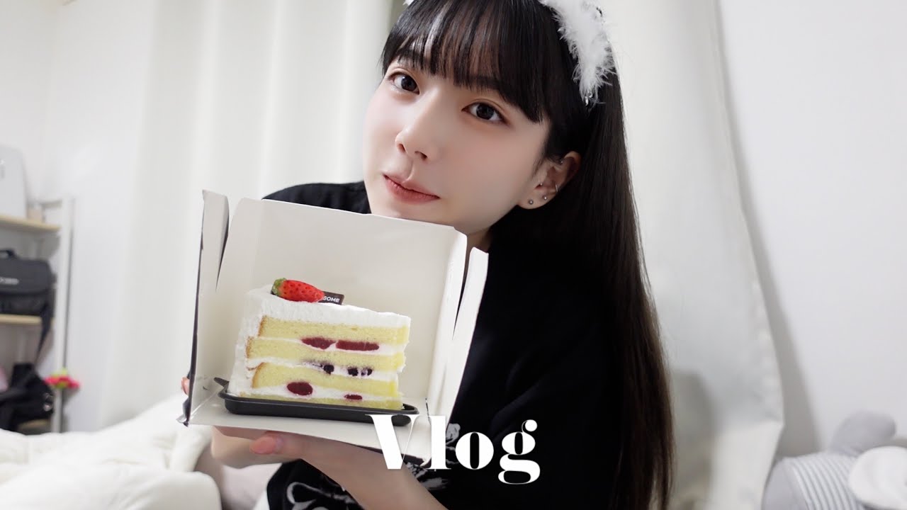 VLOG | 2년 고생 끝에 드디어..! 우울증 정신과약 단약 / 예보링 만남 : 만취.. , 아르바이트, 샤로수길, 포토이즘, 가족들의 서프라이즈