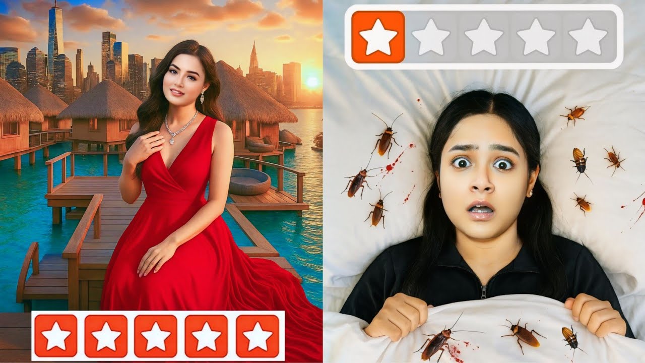 1 Star Hotel Rs 200/- Vs 5 Star Hotel Rs 6,000,000/- 😱 60 LAKH ka Hotel