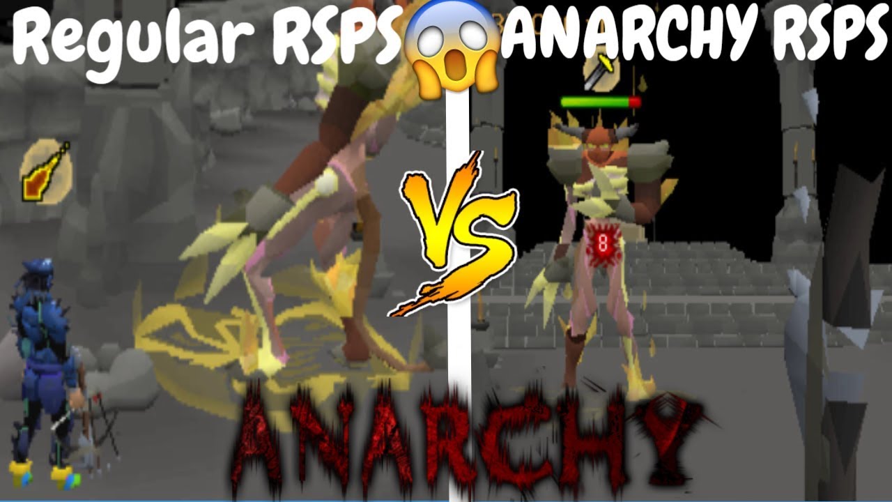*FIRST PERSON POV* ON AN RSPS?! NEVER SEEN BEFORE *INSANE* $100 GIVEAWAY ANARCHY RSPS