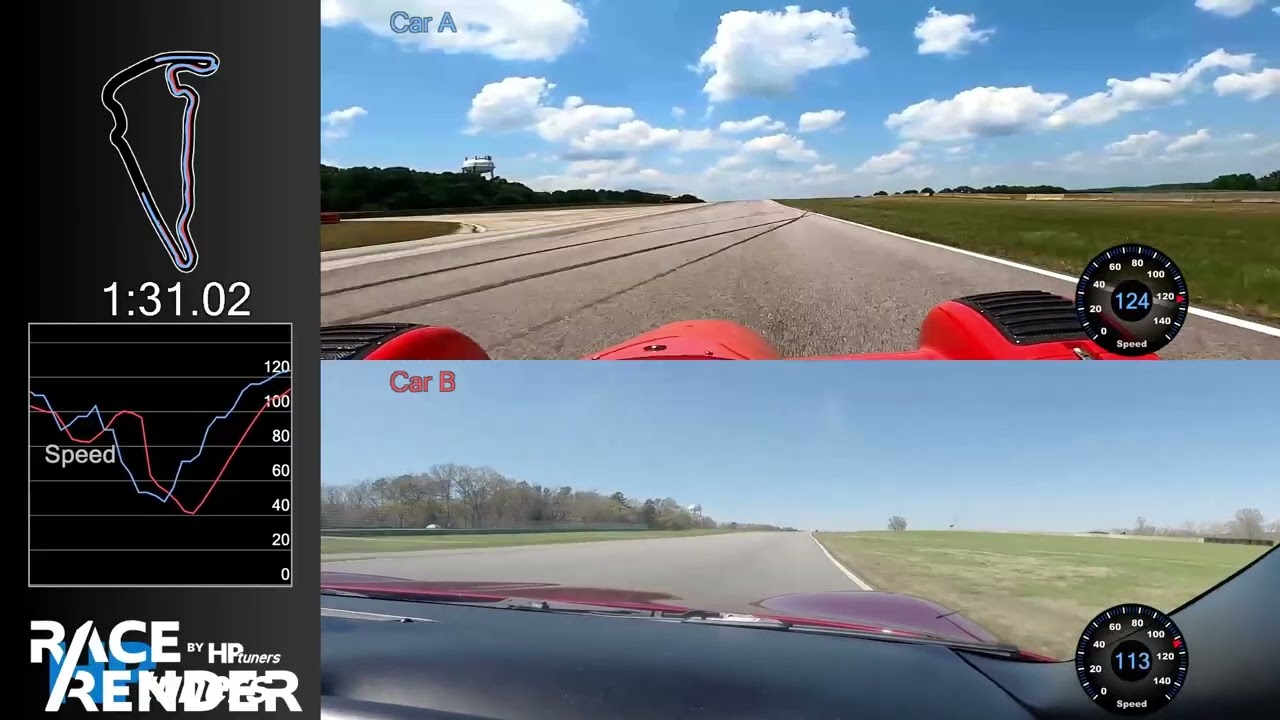 Lap Comparison: Prince LSR vs C5 Corvette  - VIR Full
