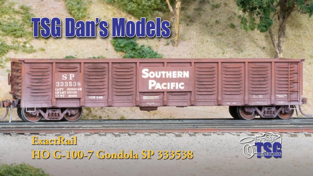 HO Scale ExactRail SP Gondola Dan's Models